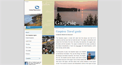Desktop Screenshot of gaspesie-travelguide.com