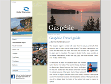 Tablet Screenshot of gaspesie-travelguide.com